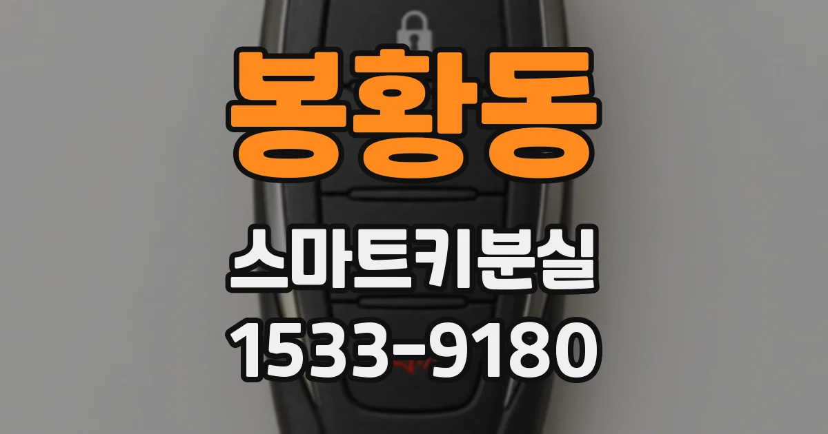 봉황동 스마트키분실