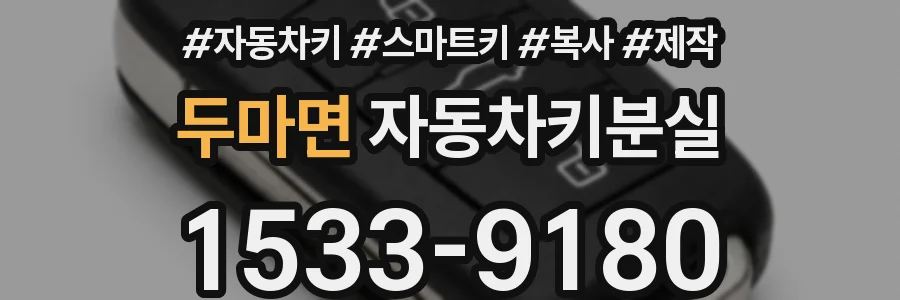 두마면 자동차키분실