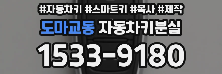 도마교동 자동차키분실