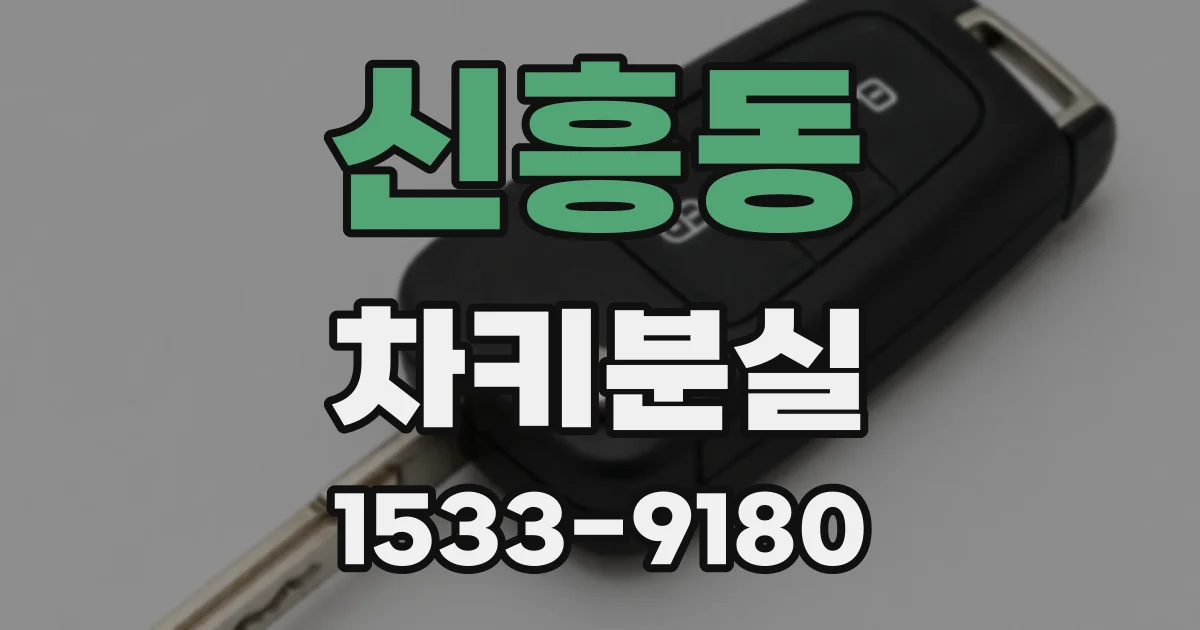 신흥동 차키분실