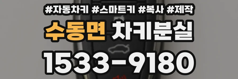 수동면 차키분실