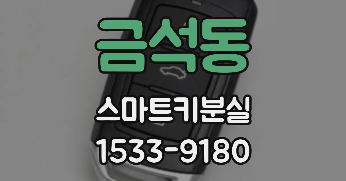 금석동 스마트키분실