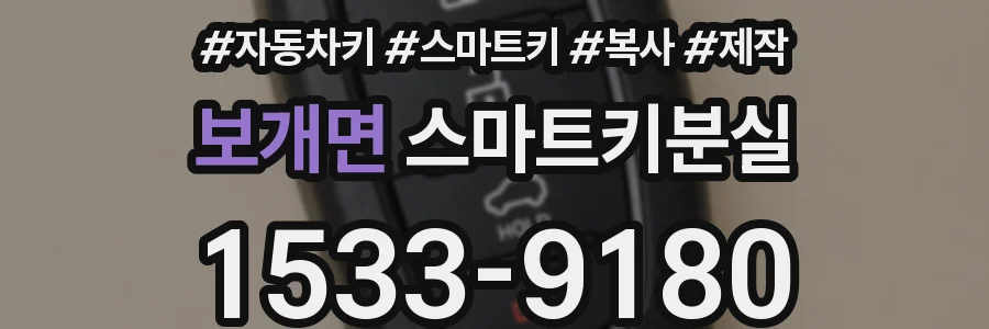 보개면 스마트키분실