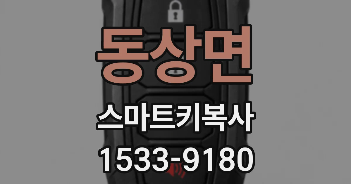 동상면 스마트키복사
