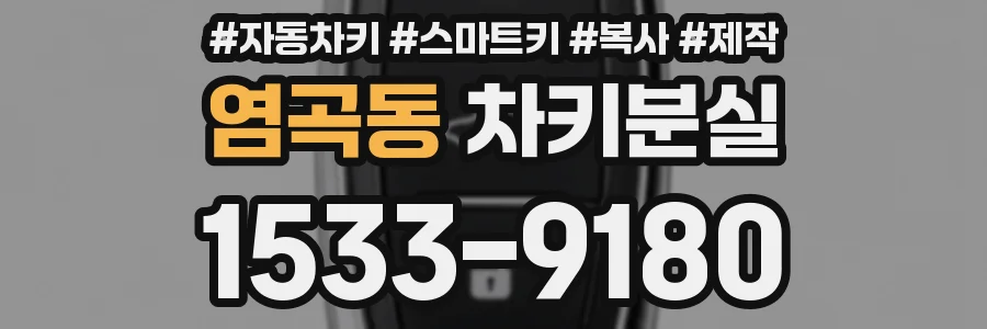 염곡동 차키분실
