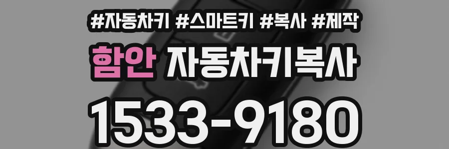 함안 자동차키복사