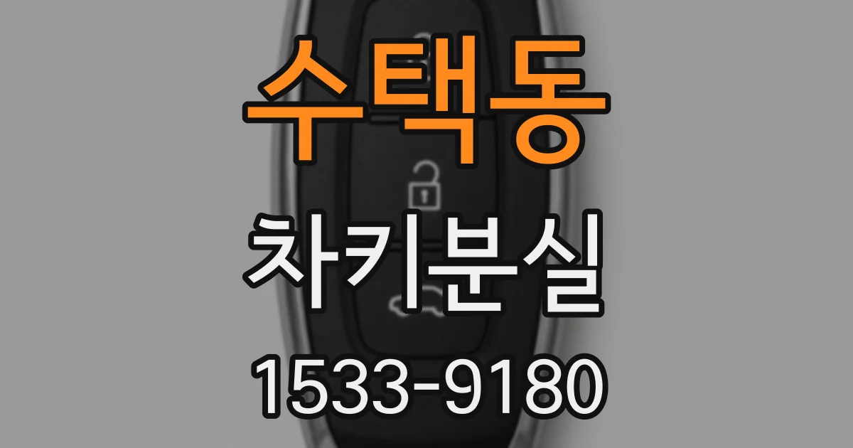 수택동 차키분실
