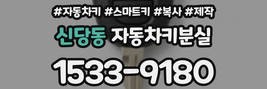신당동 자동차키분실
