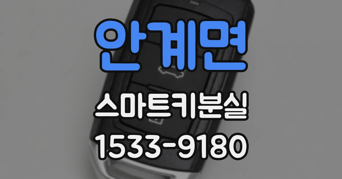 안계면 스마트키분실