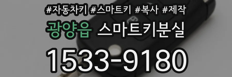 광양읍 스마트키분실