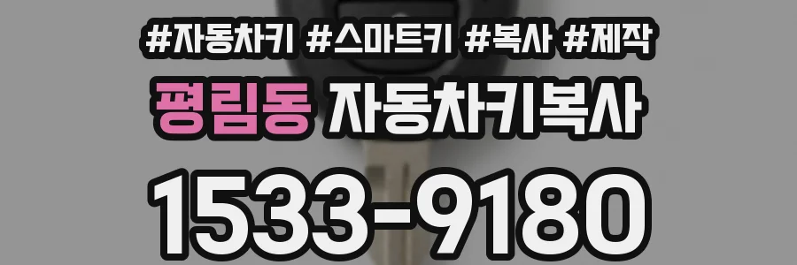 평림동 자동차키복사