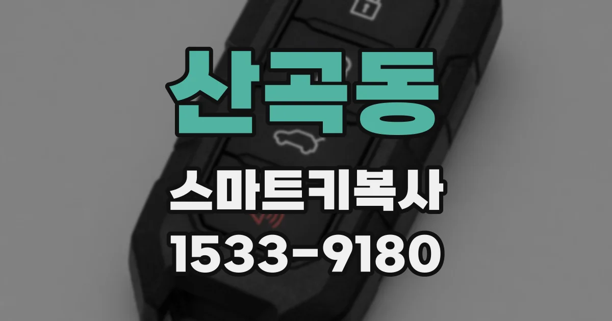 산곡동 스마트키복사