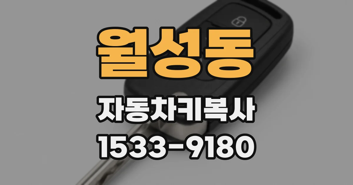 월성동 자동차키복사