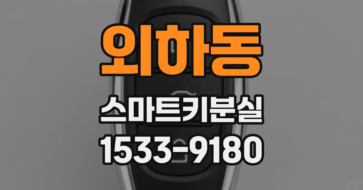 외하동 스마트키분실