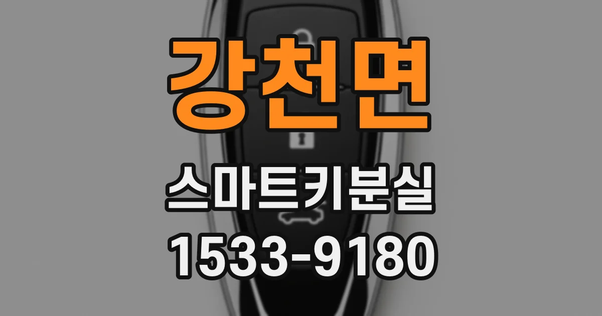 강천면 스마트키분실