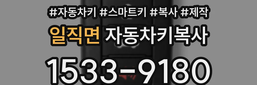 일직면 자동차키복사