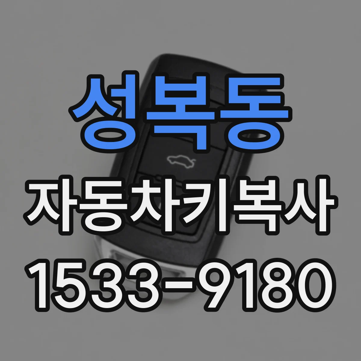 성복동 자동차키복사