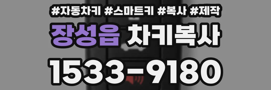 장성읍 차키복사