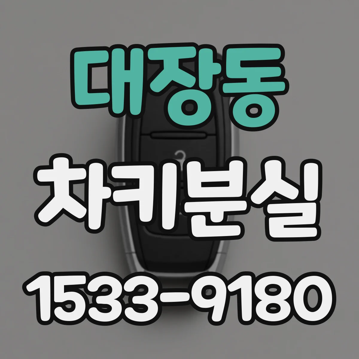 대장동 차키분실