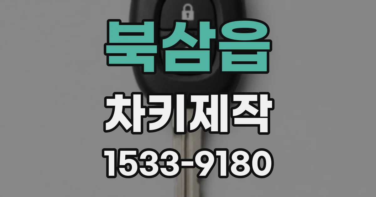 북삼읍 차키제작