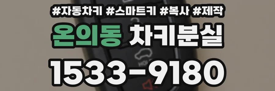 온의동 차키분실