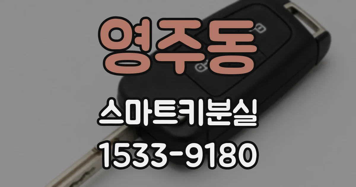 영주동 스마트키분실