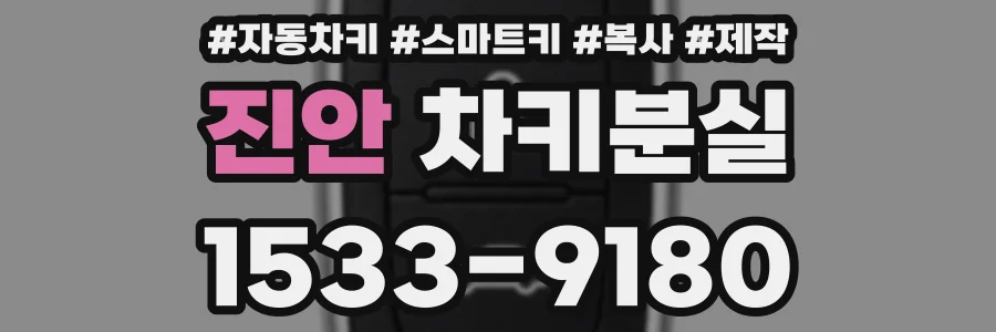 진안 차키분실