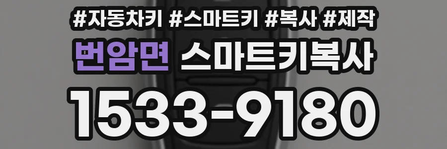 번암면 스마트키복사