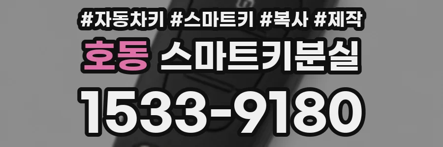 호동 스마트키분실