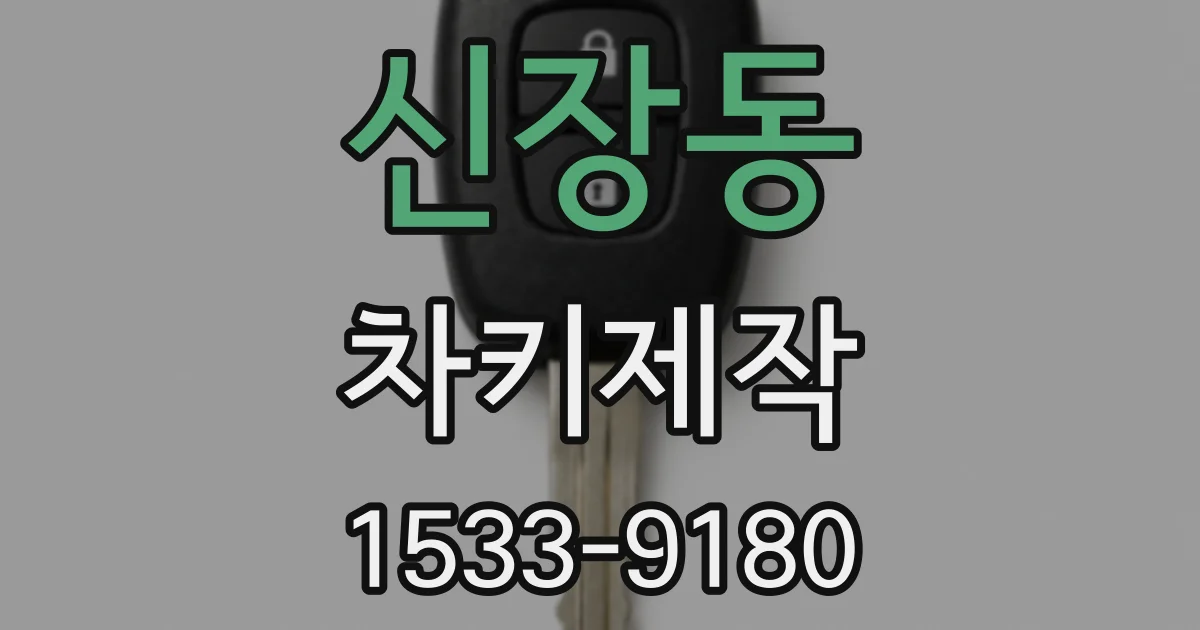 신장동 차키제작