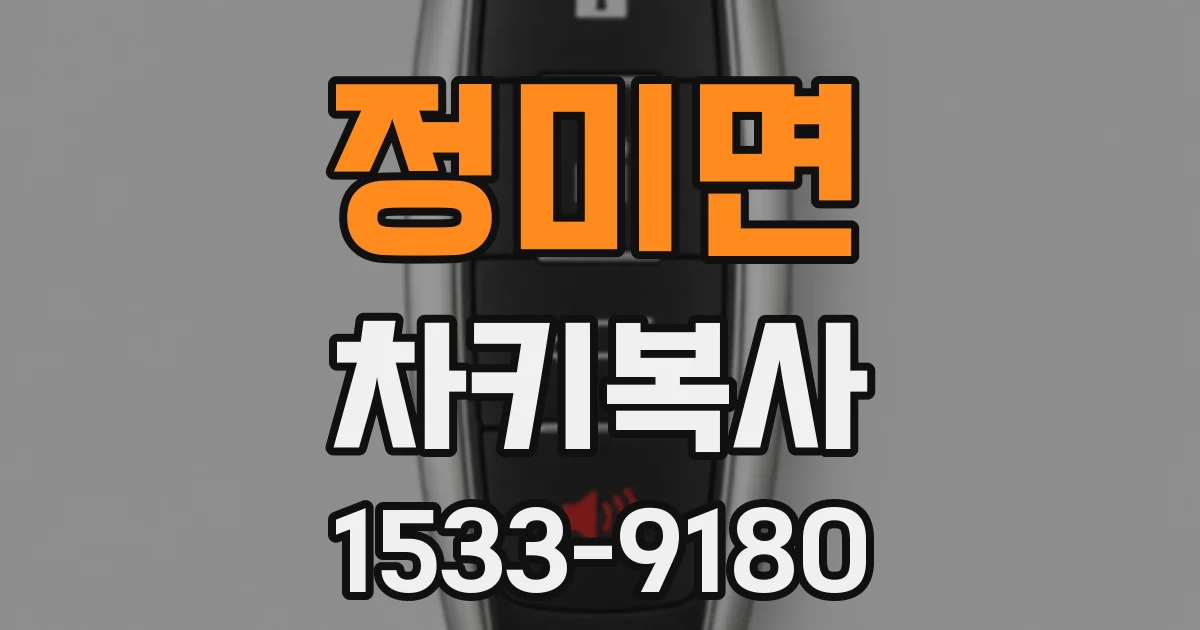 정미면 차키복사