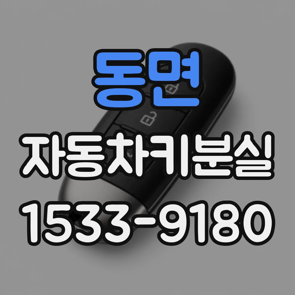 동면 자동차키분실
