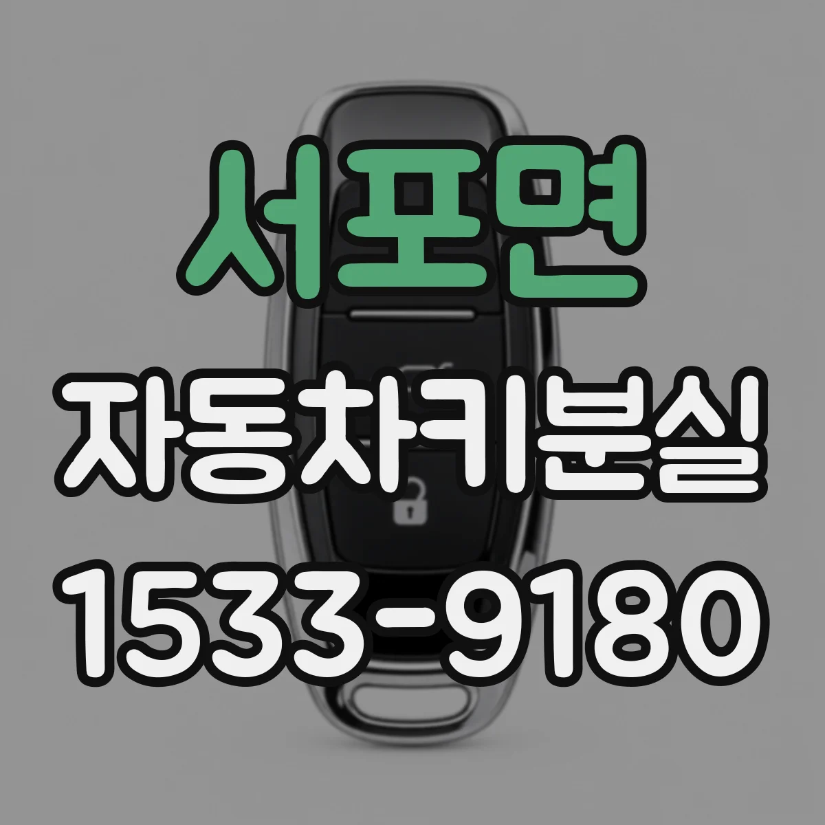 서포면 자동차키분실