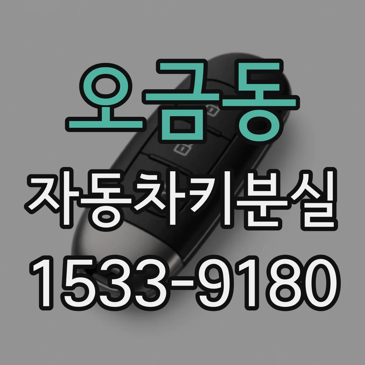 오금동 자동차키분실