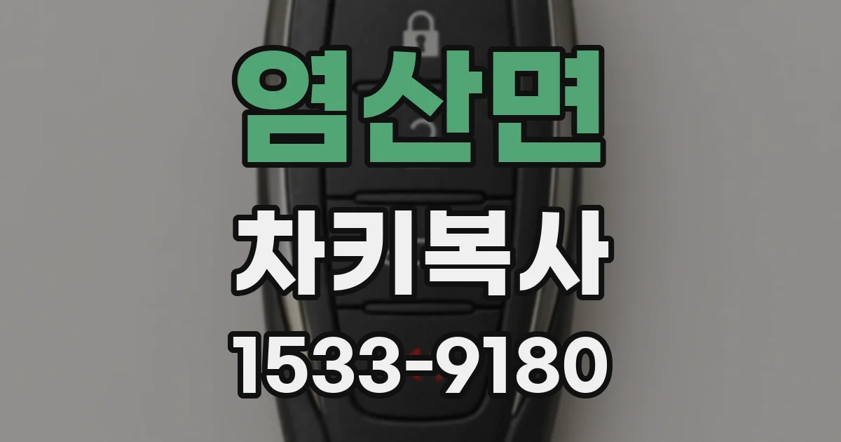 염산면 차키복사