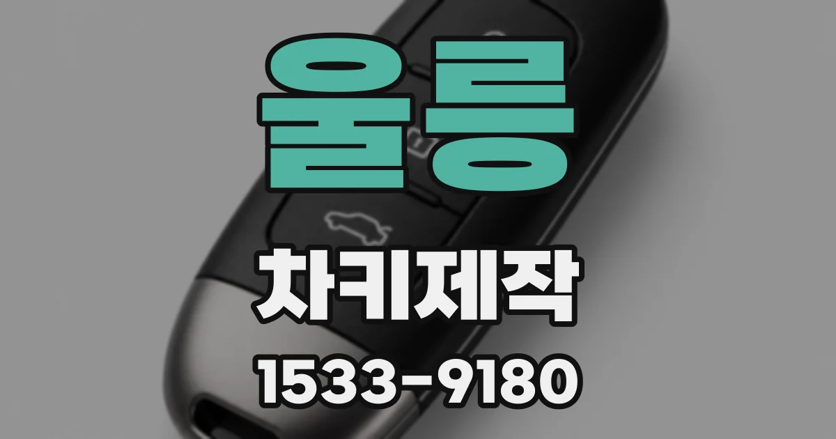 울릉 차키제작
