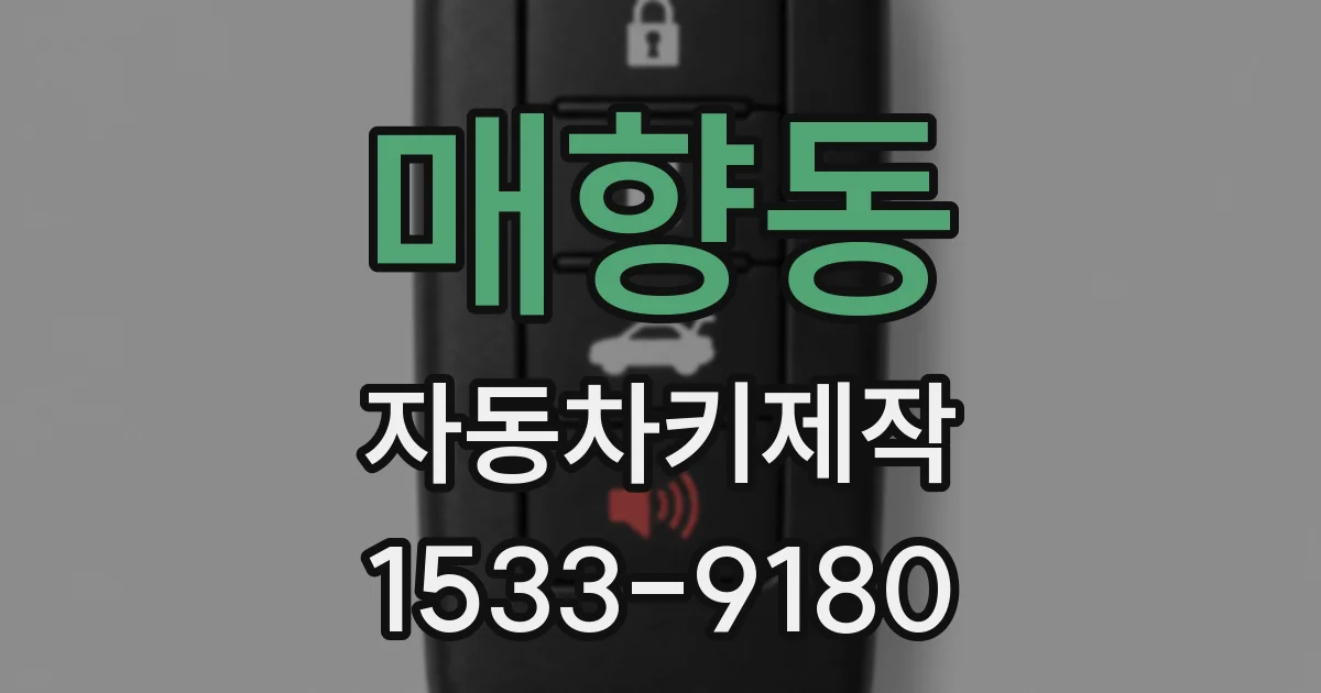 매향동 자동차키제작