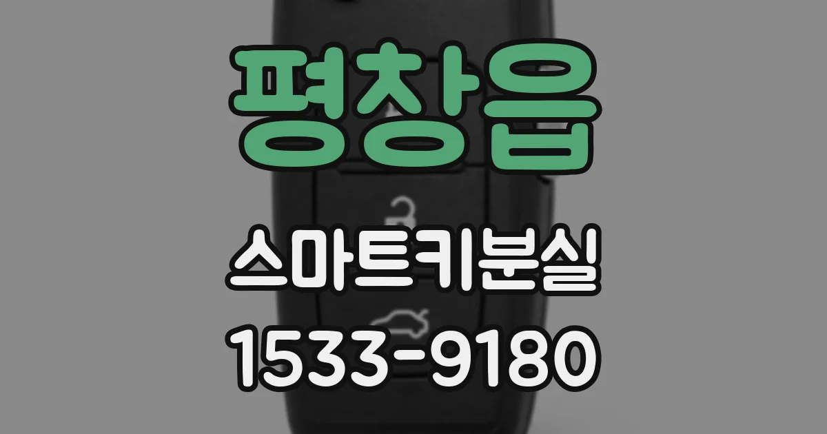 평창읍 스마트키분실