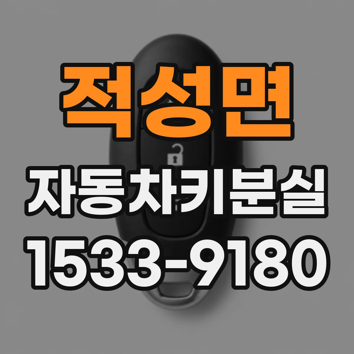 적성면 자동차키분실