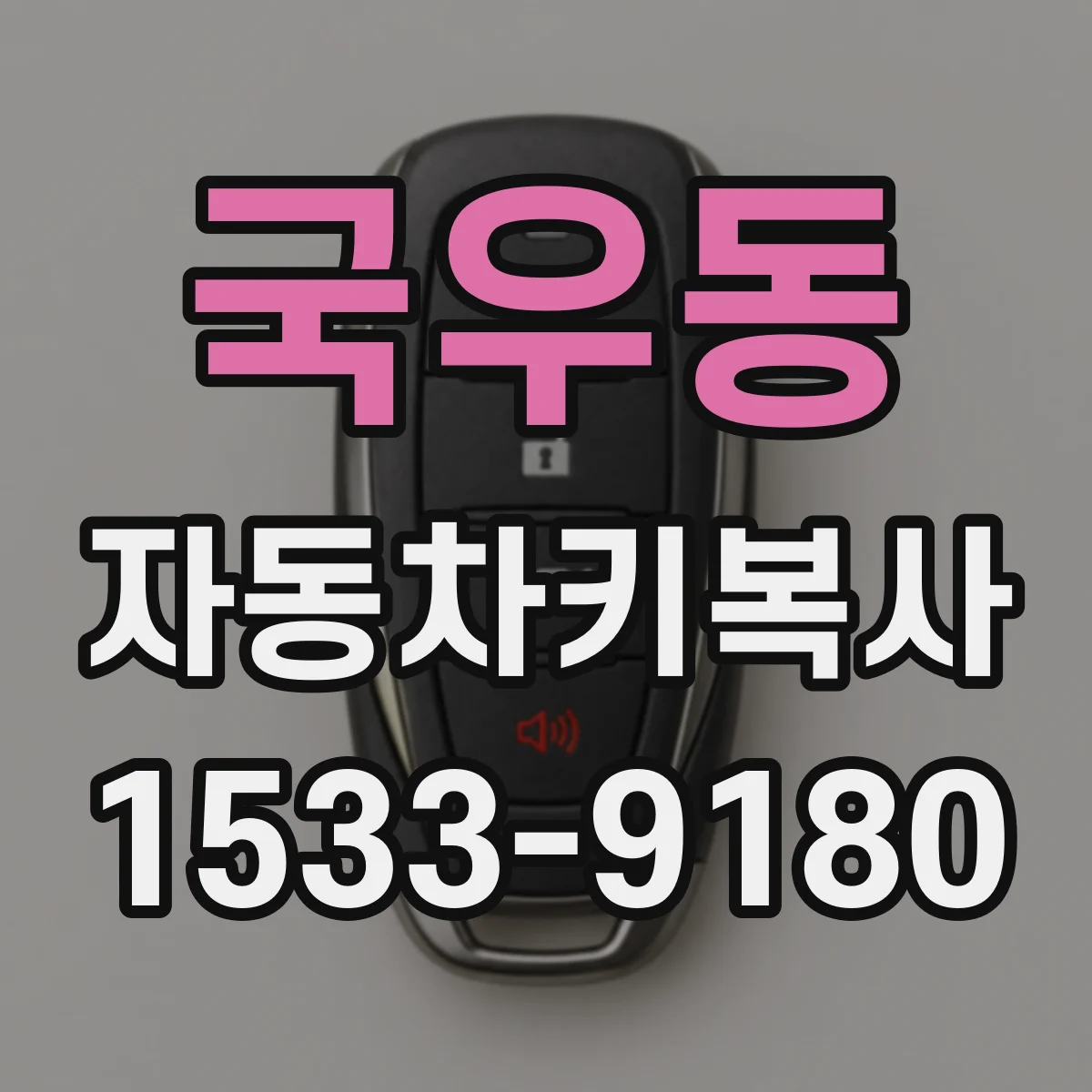 국우동 자동차키복사