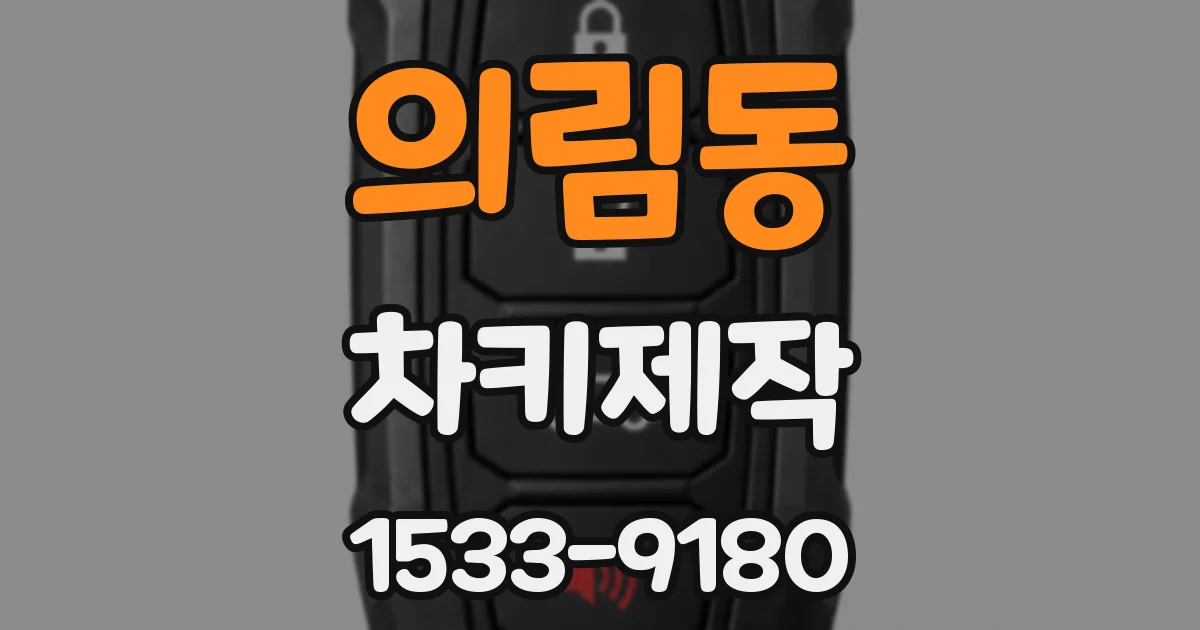 의림동 차키제작