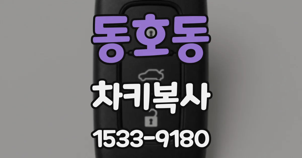 동호동 차키복사