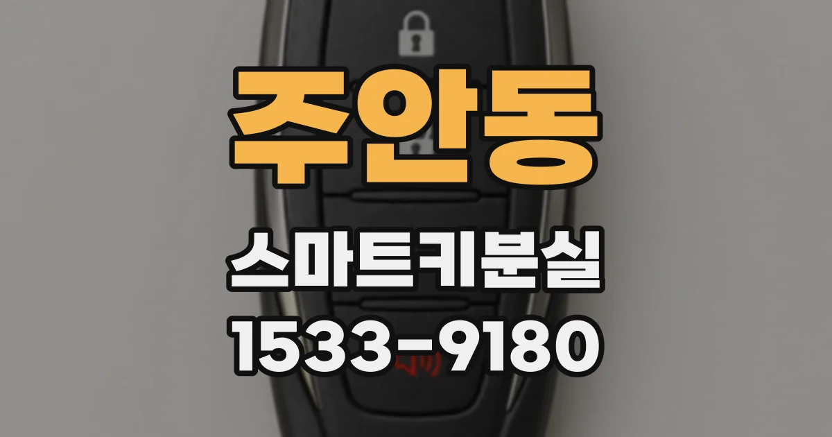 주안동 스마트키분실