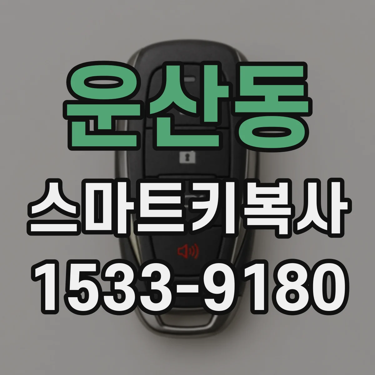 운산동 스마트키복사
