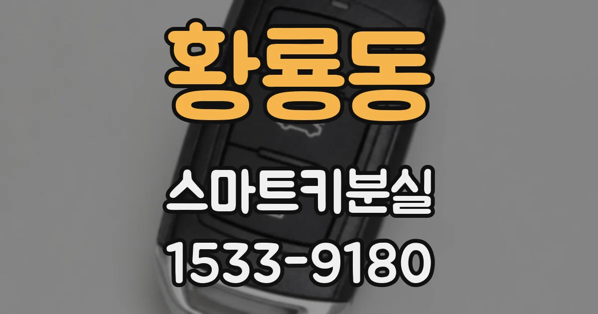 황룡동 스마트키분실