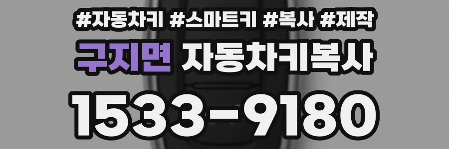 구지면 자동차키복사
