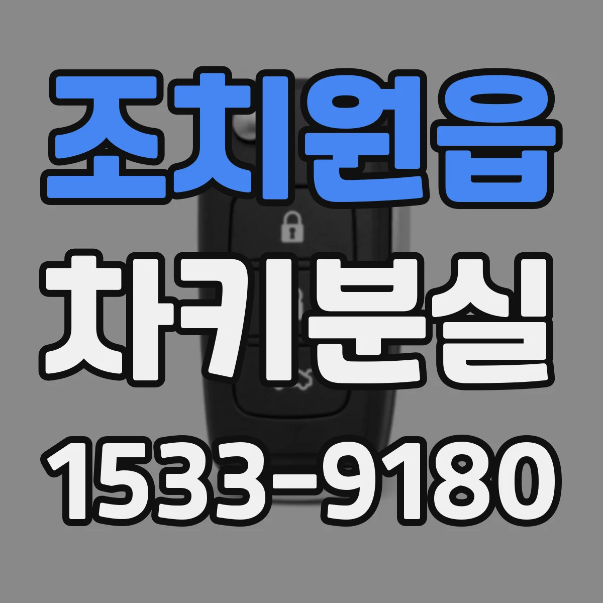 조치원읍 차키분실