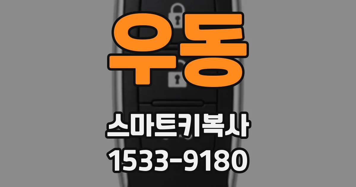 우동 스마트키복사