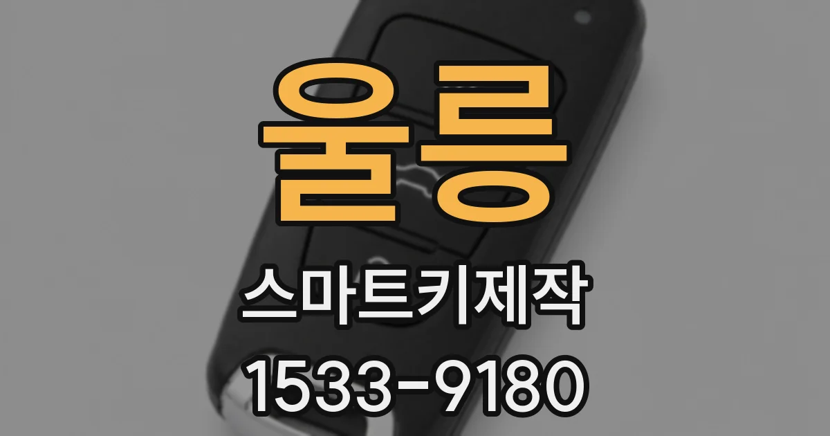 울릉 스마트키제작