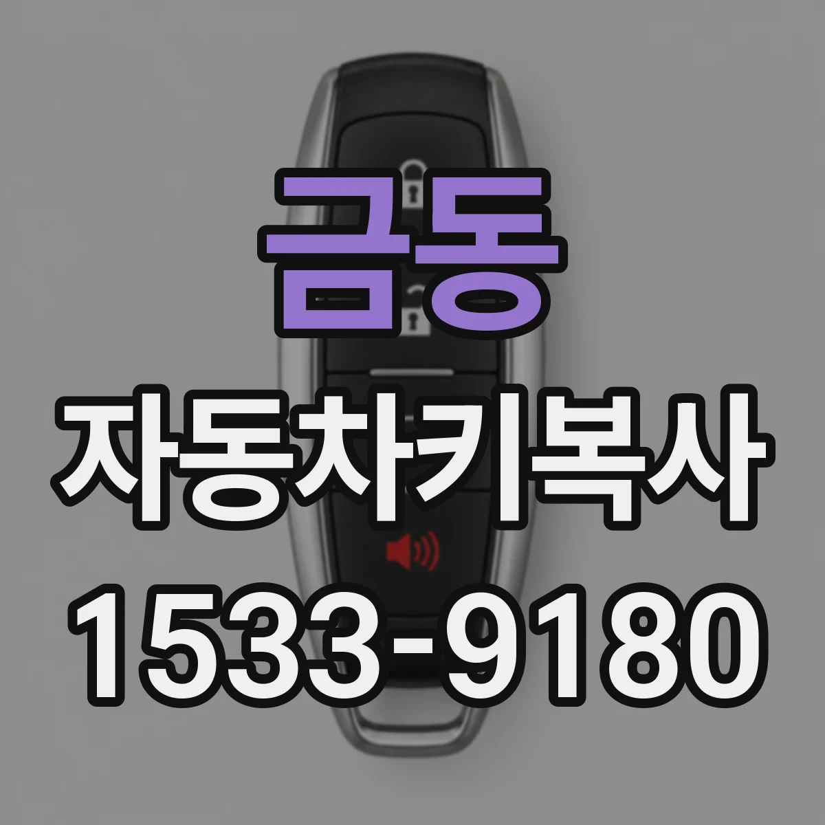 금동 자동차키복사